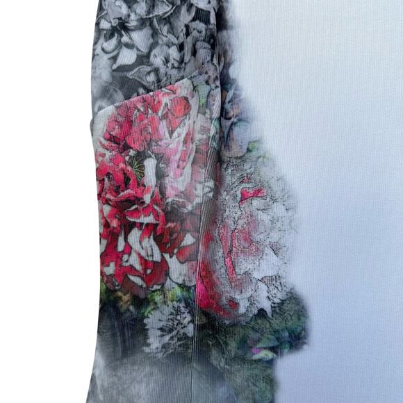 Kay Unger New York Floral Sheath Dress - Size 2 - Picture 4 of 8